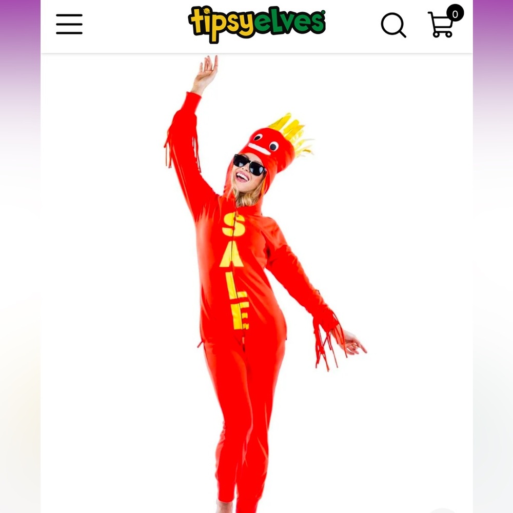 Tipsy Elves Women's Inflatable Tube Guy Costume